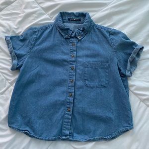 jean button down shirt